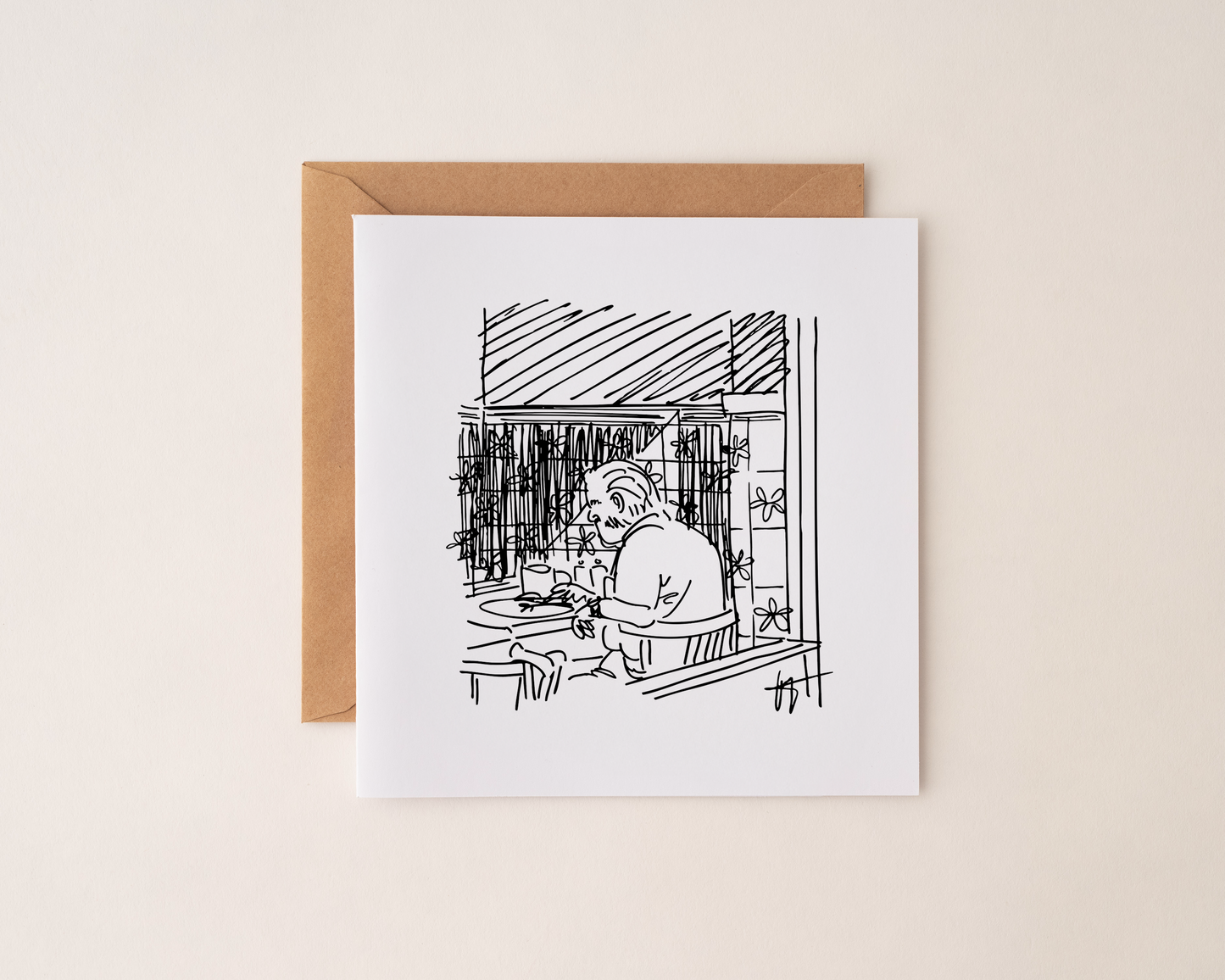 Diner Greeting Card