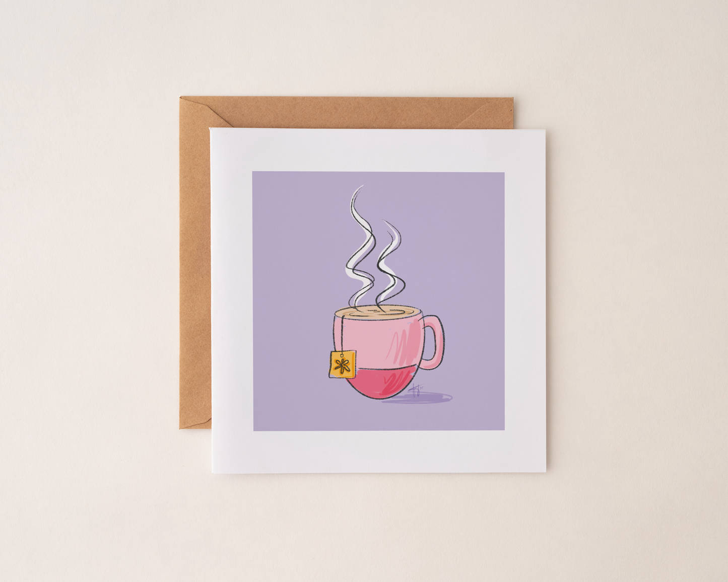 Tea Cup Greeting Card