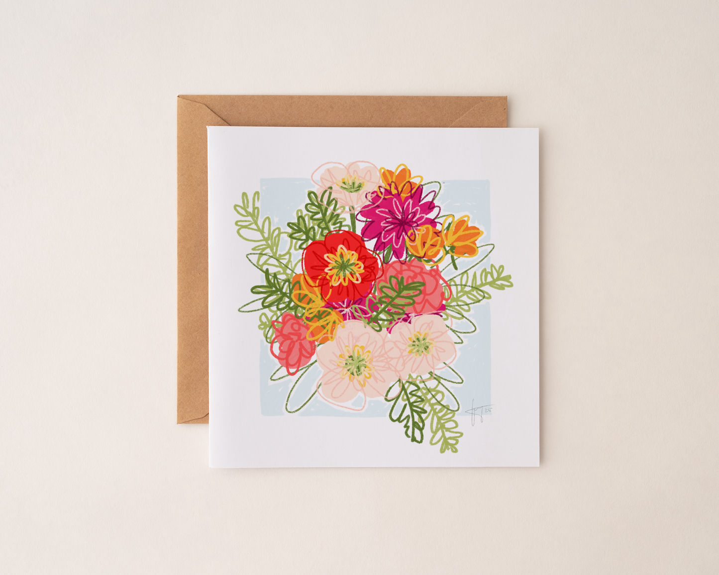 Bouquet Greeting Cards